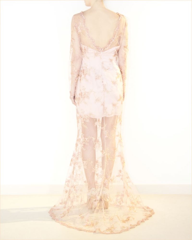 VESTIDO TRANSPARENCIAS DETRAS